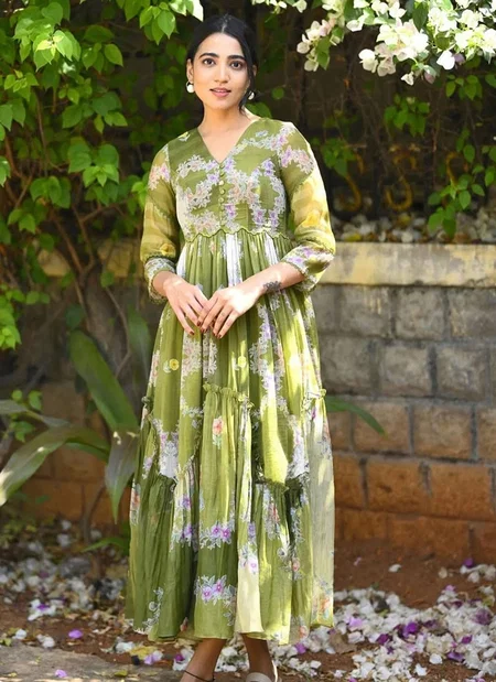Maahi Mix Cotton Long Western Dress Wholesale Clothing Suppliers In India